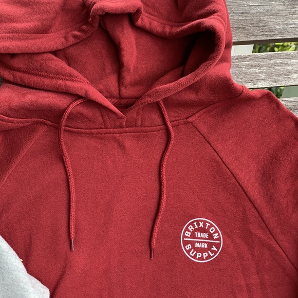 BRIXTON MFG COMPANY Gray Hoodie Sweatshirt - Picture 2 of 6